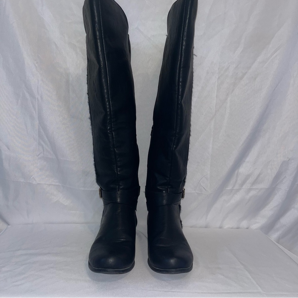 Elegant Black Knee-High Women's Boots